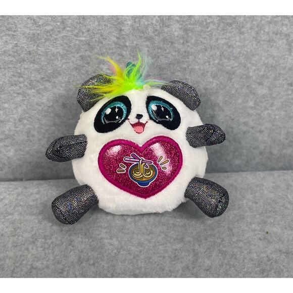 Sparkle‎ Heart Surprise Panda 4" Plush Stuffed Animal RainBocoRns May series 2 - Picture 1 of 4